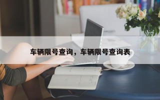 车辆限号查询，车辆限号查询表