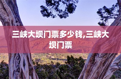 三峡大坝门票多少钱,三峡大坝门票-第1张图片